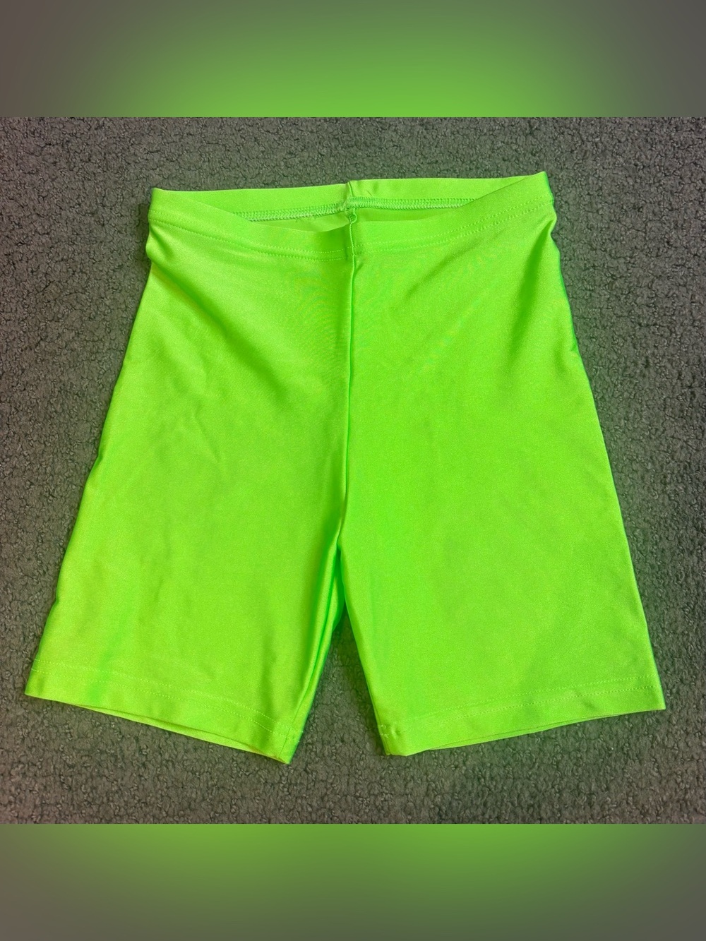 American Apparel Neon Green Shorts Size Medium